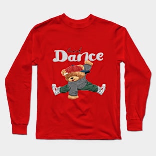 BREAK DANCER BEAR Long Sleeve T-Shirt